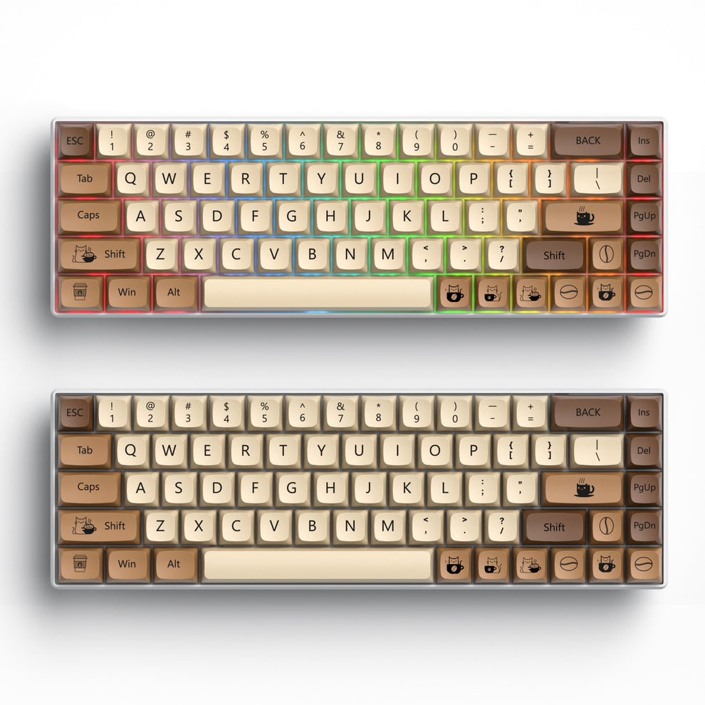 Surmen Keycaps Coffee cat keycaps – SURMEN KEYBOARD
